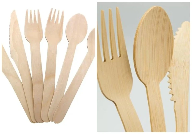 Wooden Cutlery vs Bamboo Cutlery Wooden Cutlery vs Bamboo Cutlery