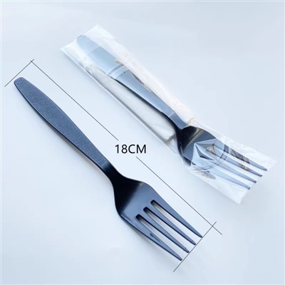 Plastic Forks Wrapped